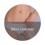 bikini line hair
