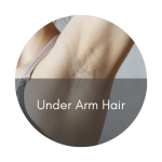 under arm hair