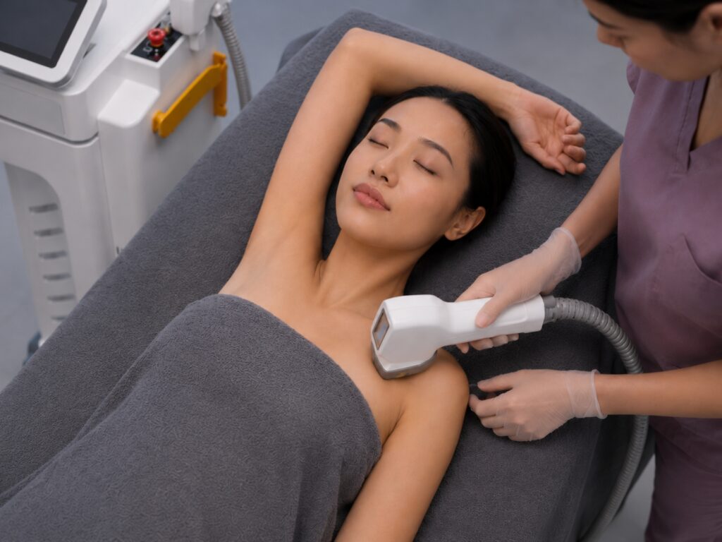 Laser Hair Removal Singapore price consultation for 808nm diode laser treatment