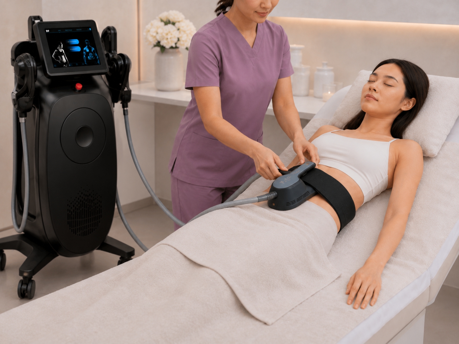 Muscle Tone RF Magnetic Singapore for RF muscle toning and body sculpting