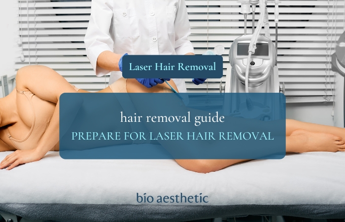 prepare for laser hair removal