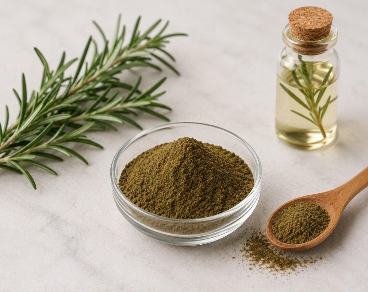 Rosemary extract antioxidant ingredient in Heliocare Luminance