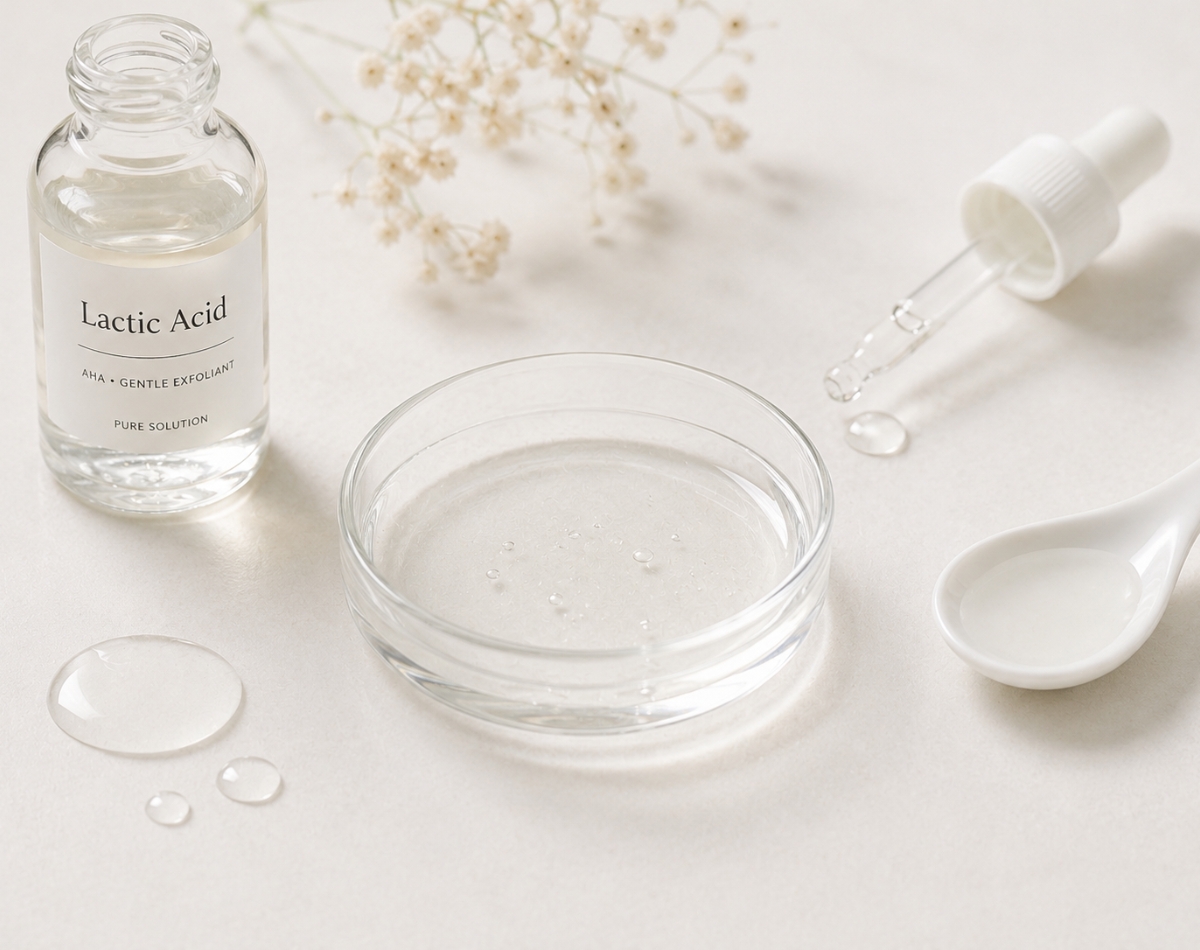 Lactic Acid ingredient in Glow Below intimate care mask